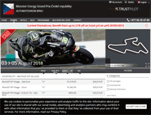 Tablet Screenshot of czech-moto-gp.com